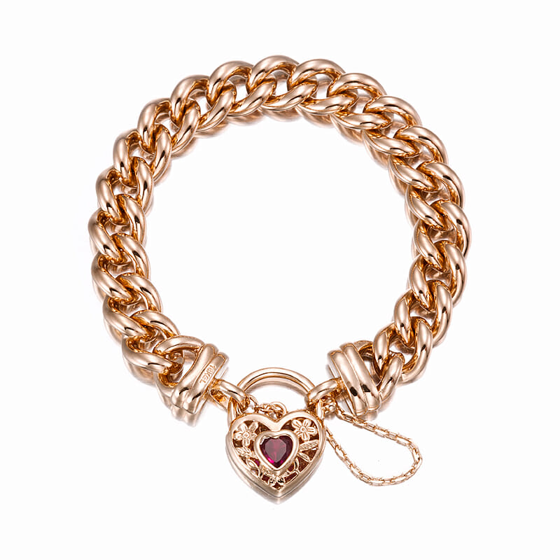 18ct Ladies Rose Gold Plated Silver Bracelet Size Adjustable 3g
